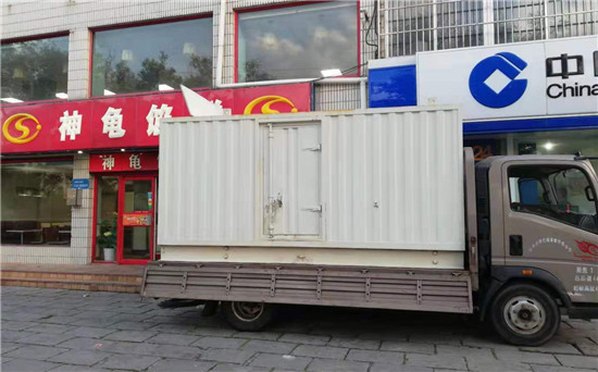 畅好乡出租发电机施工案例